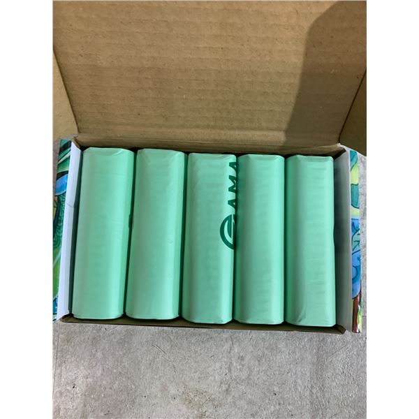 100 PCS - Green Compostable Bags
