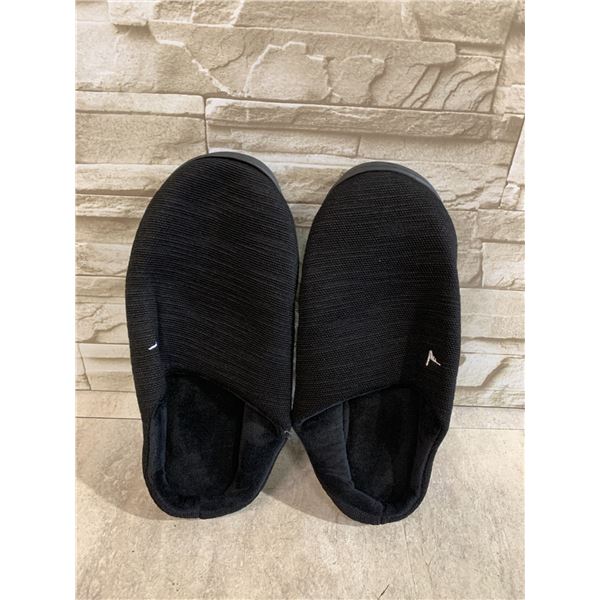 Black Slide On Slippers - Size 40/41