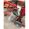 Image 6 : Red Metal Wheel Chair