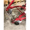 Image 8 : Red Metal Wheel Chair