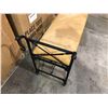 Image 2 : Upholstered Metal Frame Bench