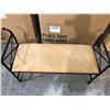 Image 6 : Upholstered Metal Frame Bench