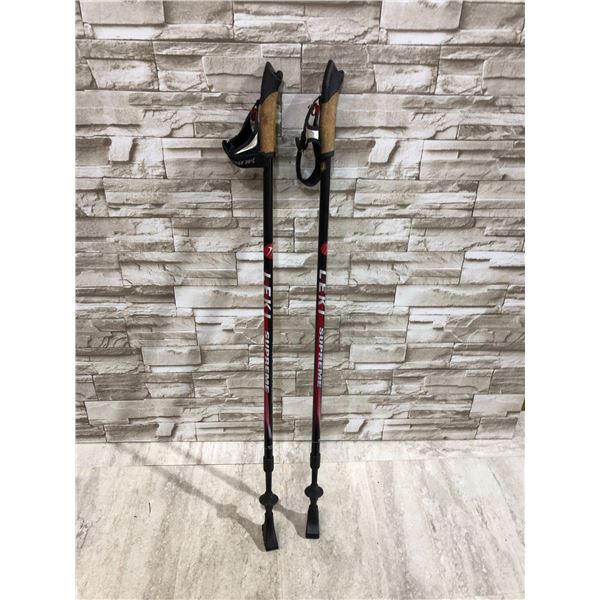 Lot Of 2 Leki Supreme Walking Sticks