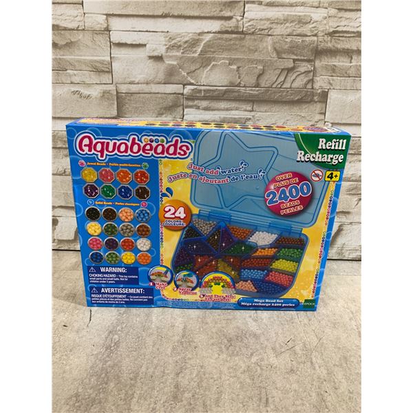 Aquabeads Mega Bead Set - Over 2400 Beads - 24 Colours