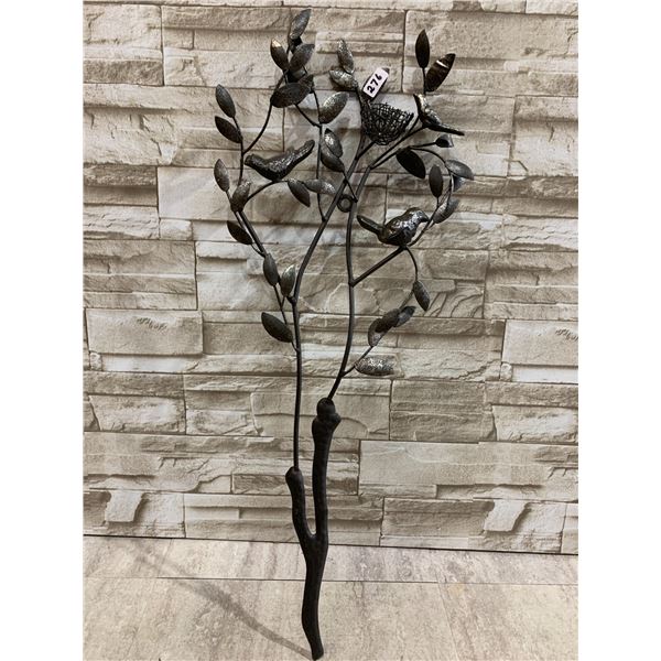 Metal Branch Sculpture