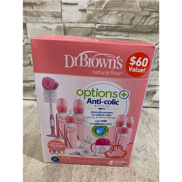 DrBrown's Natural Flow Options + Anti-Colic Bottle Set