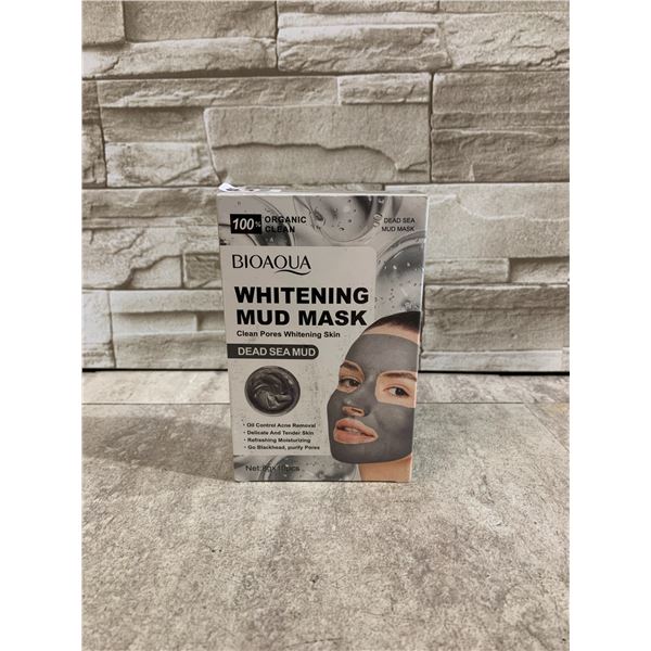 100% Organic Bioaqua Whitening Mud Mask - 8g x 10 PCS