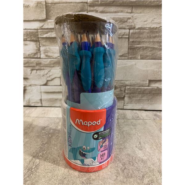 Maped KidyLearn 22 Pencils With Shark Grips