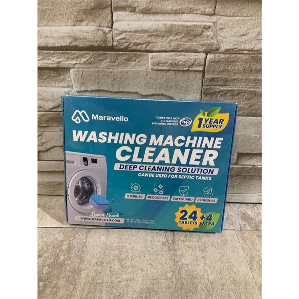 Maravello 1 Year Supply Of Washing Machine Cleaner - 28 Tablets