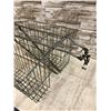 Image 4 : Vintage Double Side Rear Saddle Rack Bicycle Basket Made Of Metal Wire