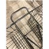 Image 6 : Vintage Double Side Rear Saddle Rack Bicycle Basket Made Of Metal Wire
