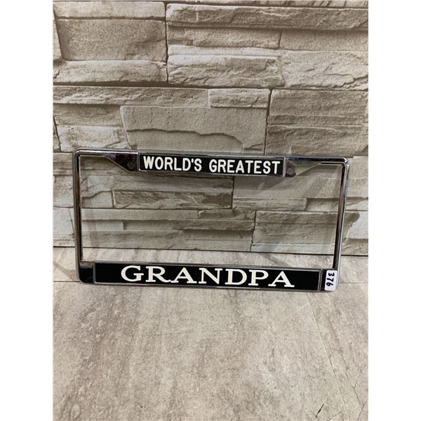 World's Greatest Grandpa Liscense Plate Cover
