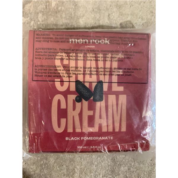 Men Rock London Shave Cream - Black Pomegranate - 100mL