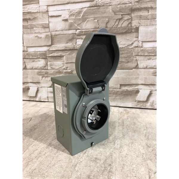 30 Amp NEMA 3R Generator Power Inlet Box
