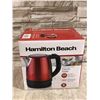 Image 3 : Red Hamilton Beach Stainless Steel 1.0L Electric Kettle
