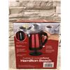 Image 4 : Red Hamilton Beach Stainless Steel 1.0L Electric Kettle