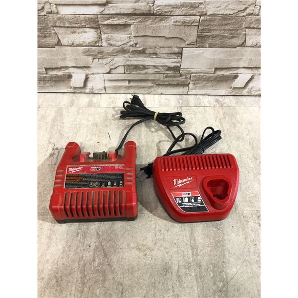 Milwaukee M12 & M18 Multi Voltage Battery Chargers