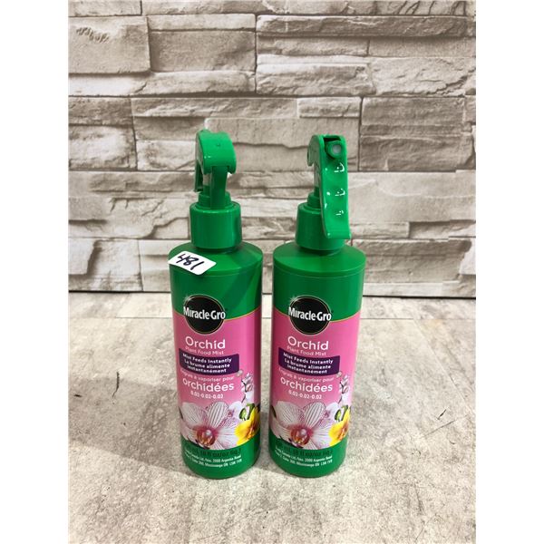 Lot Of 2 Miracle Gro Orchid Plant Food Mists - 236mL Each
