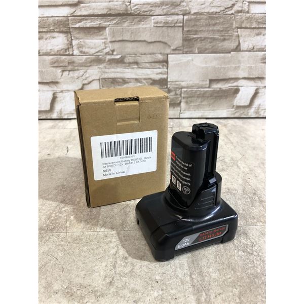 12V 6.0Ah Lithium Ion Replacement Battery