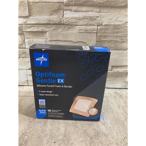 Medline Optifoam Gentle EX Silicone Faced Foam & Border Bandaids