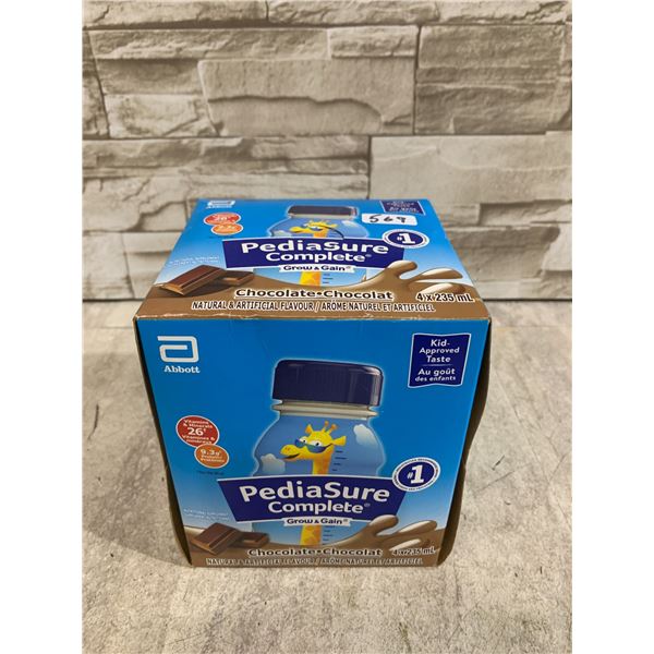 PediaSure Complete Grow & Gain Chocolate Drinks - 4 Bottles - 235mL Each