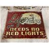Image 3 : Lot Of 2 Metal Signs