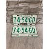 Image 1 : Lot Of 2 British Columbia License Plates