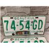 Image 3 : Lot Of 2 British Columbia License Plates