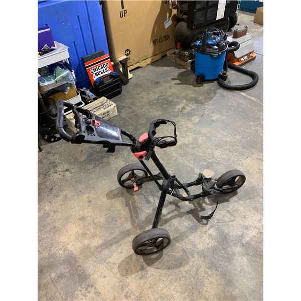 3 Wheel Folding Golf Push Cart