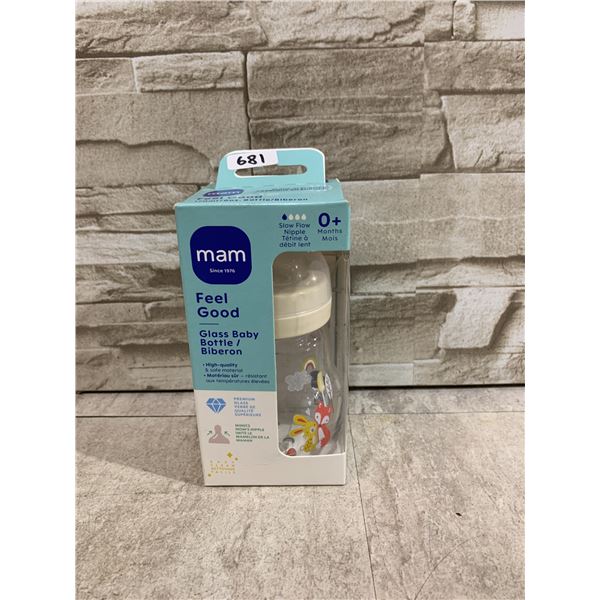 Mam Feel Good Glass Baby Bottle - 170mL