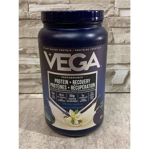 Vega Performance Protein + Recovery Plant Based Protein Powder - Creamy Vanilla Flavour