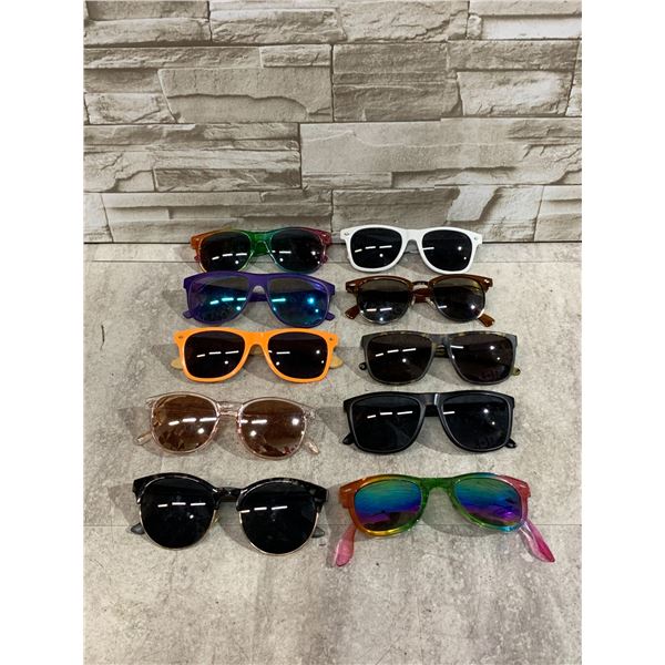 Large Assortment Of Sunglasses