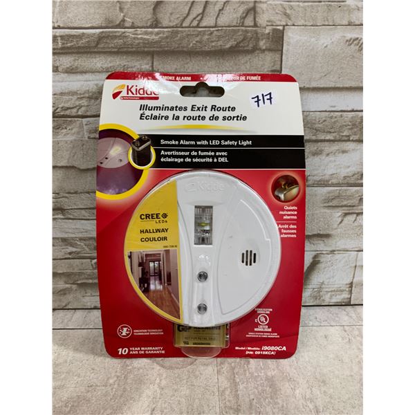 Kidde Smoke Alarm With LED Safety Light