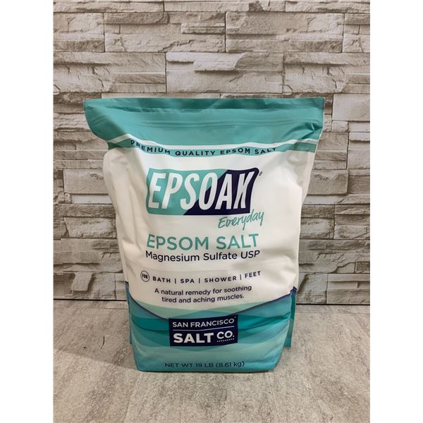 19 LBS Bag Of Epsoak Epsom Salts