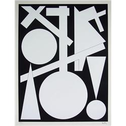AUGUSTE HERBIN S.Silkscreen Abstract Art