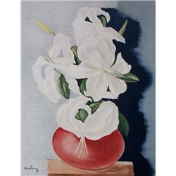 MOISE KISLING Signed Color Litho Paris