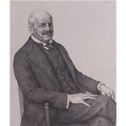 PATRICK VON KALCKREUTH d.J. H.Signed Etching 1915