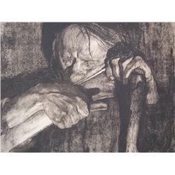 KATHE KOLLWITZ Signed Etching German