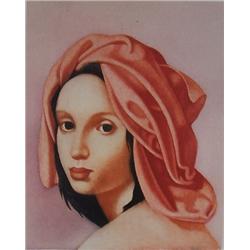 TAMARA DE LEMPICKA Hand Signed Aquatint Art Deco 
