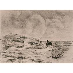 MAX LIEBERMANN Etching German Art 1891