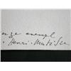 Image 3 : HENRI MATISSE Etching 1914 RARE