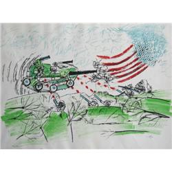 ROBERTO MATTA Signed Lithograph Surrealism Latin Art