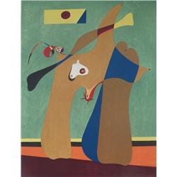 JOAN MIRO Signed Litho Surrealism Spanish 1958