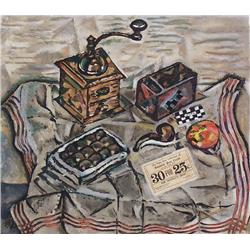 JOAN MIRO H.Signed Colour Etching Spanish 1918