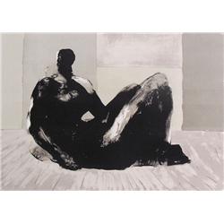 HENRY MOORE H.Signed Lithograph British Art