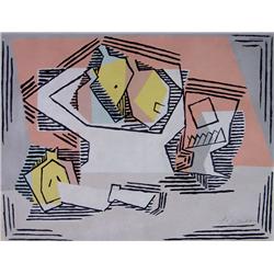 Pablo Picasso-H.Signed Lithograph Still Life 