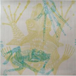 JOAN PONC PONÇ Signed Lithograph Spanish Art 1975