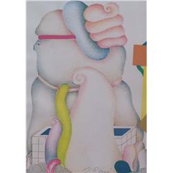 JORG REME H.Sig.Lithograph Dutch Art