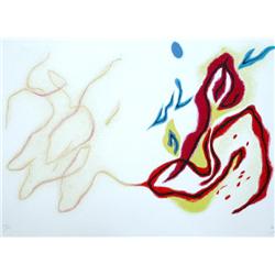 GUSTAVE SINGIER Litho French Abstract