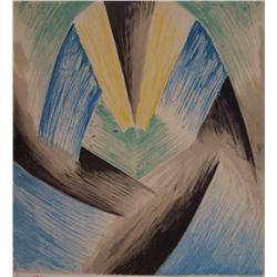LEOPOLD SURVAGE Signed Lithograph Abstract